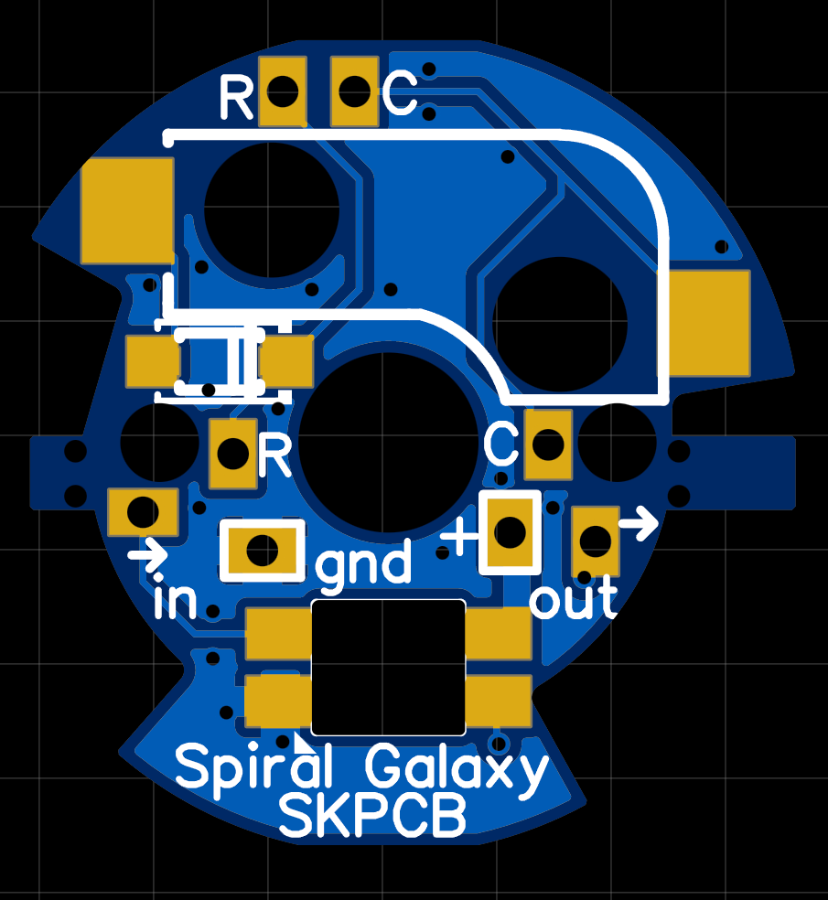 Spiral Galaxy SKPCB (36 key sheets)